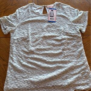 Teddie Rose Cream Lace Blouse